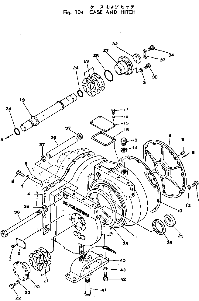 Крышка 114-Z60-2510  Komatsu