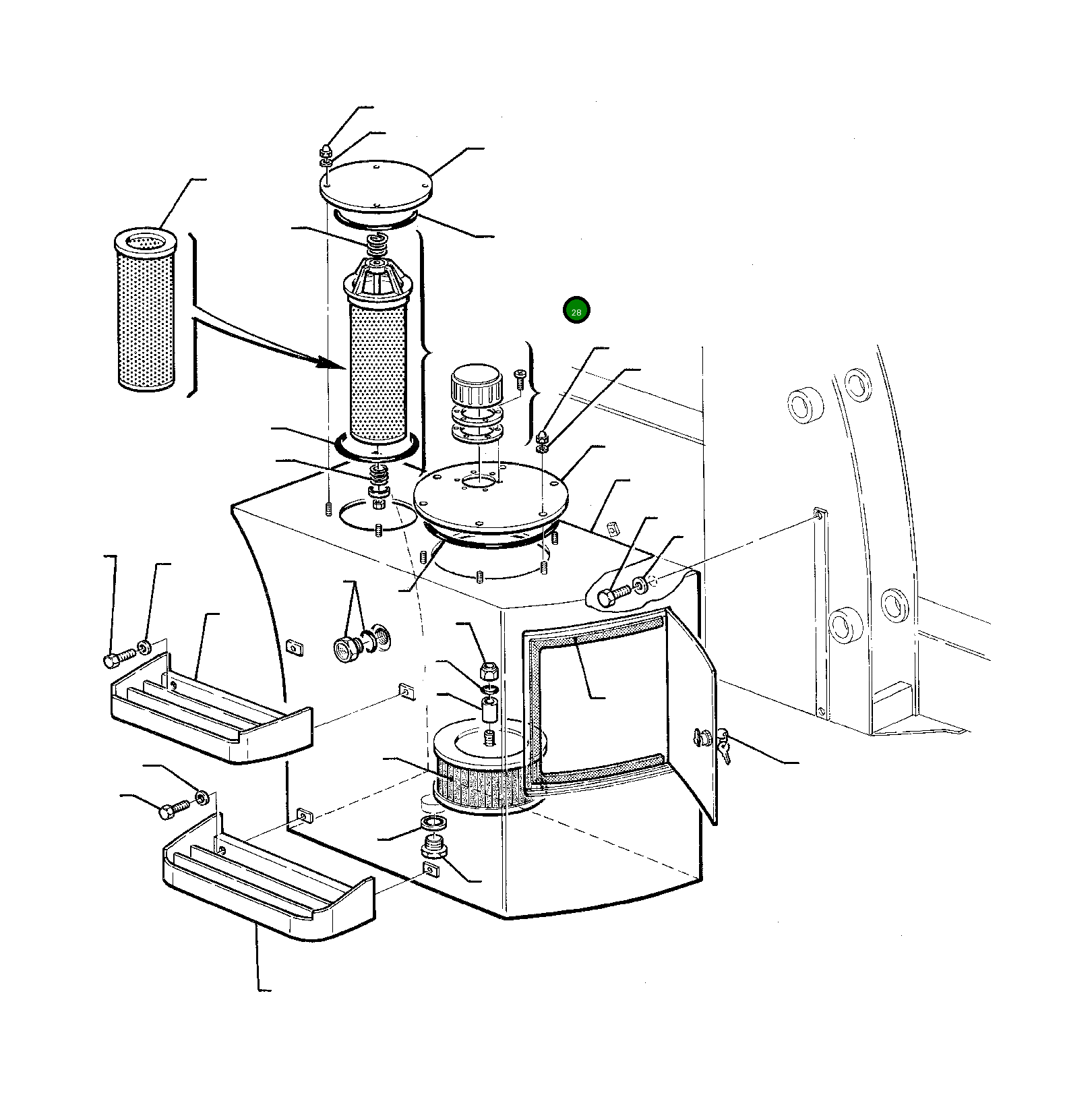 Крышка 311313058 Komatsu