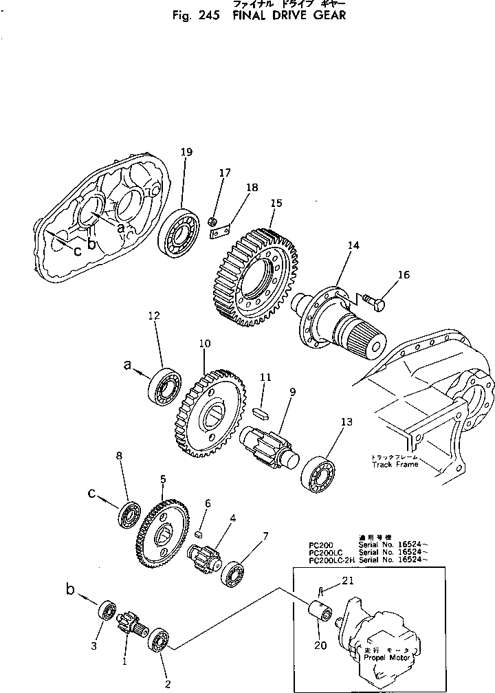Болт 145-21-32150 Komatsu