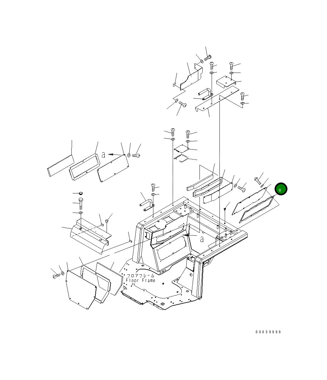 Крышка 154-54-75141 Komatsu