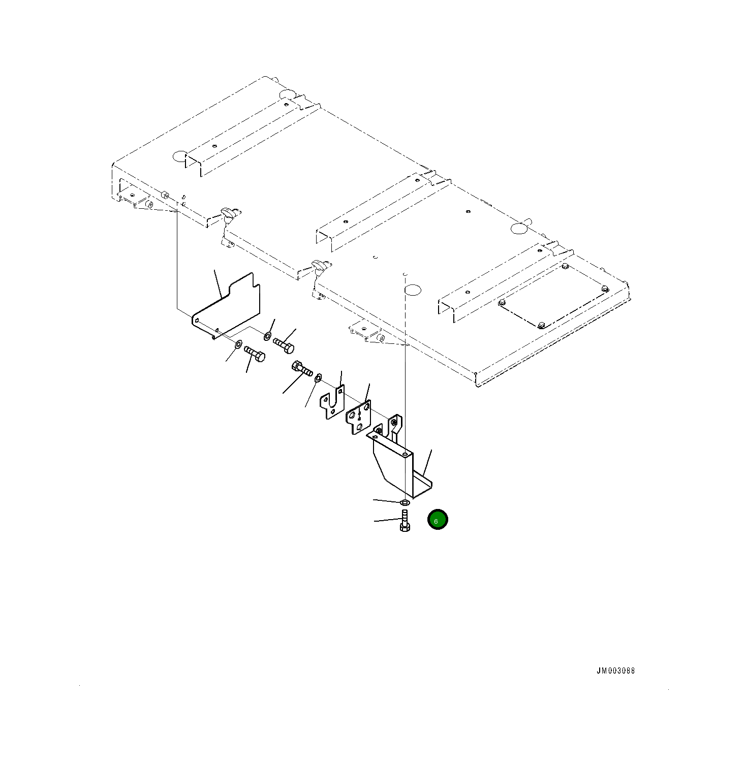 Крышка 561-89-8A110 Komatsu