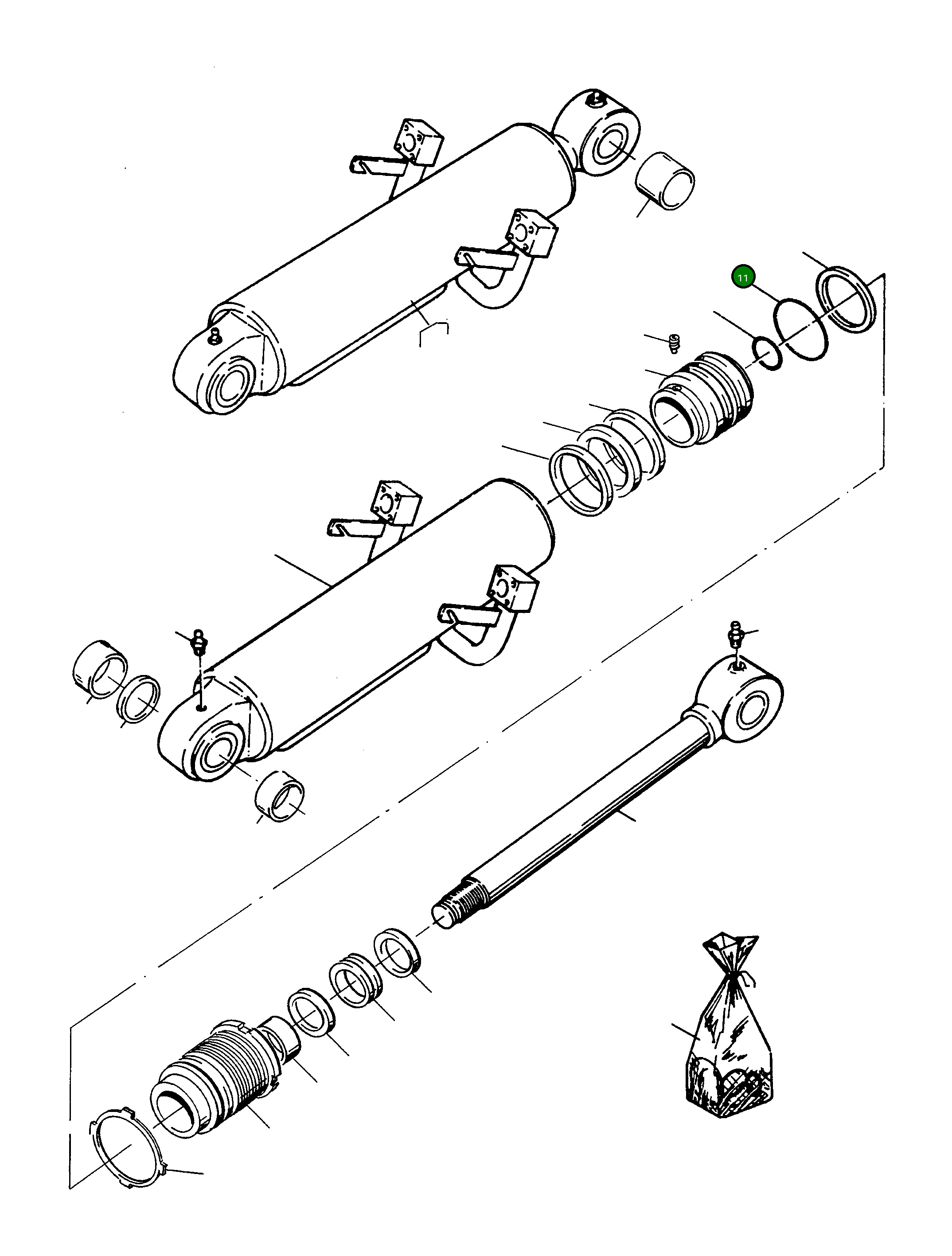 Кольцо уплотнительное (O-Ring) 4915630M1 Komatsu