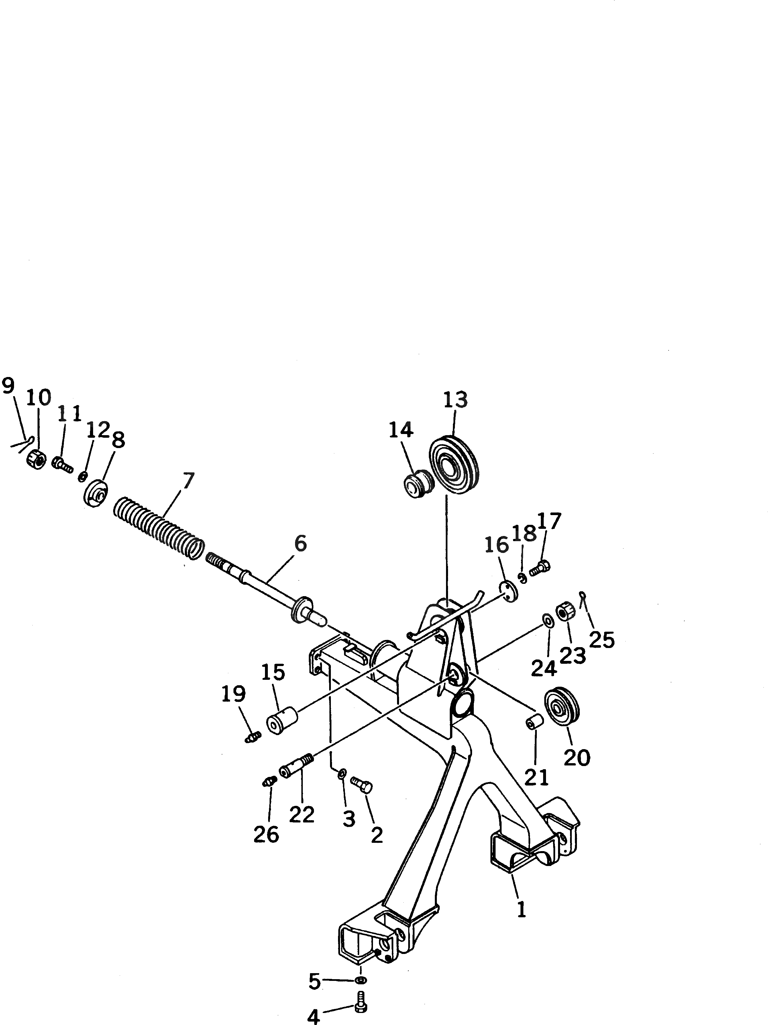 Болт 01018-12065  Komatsu