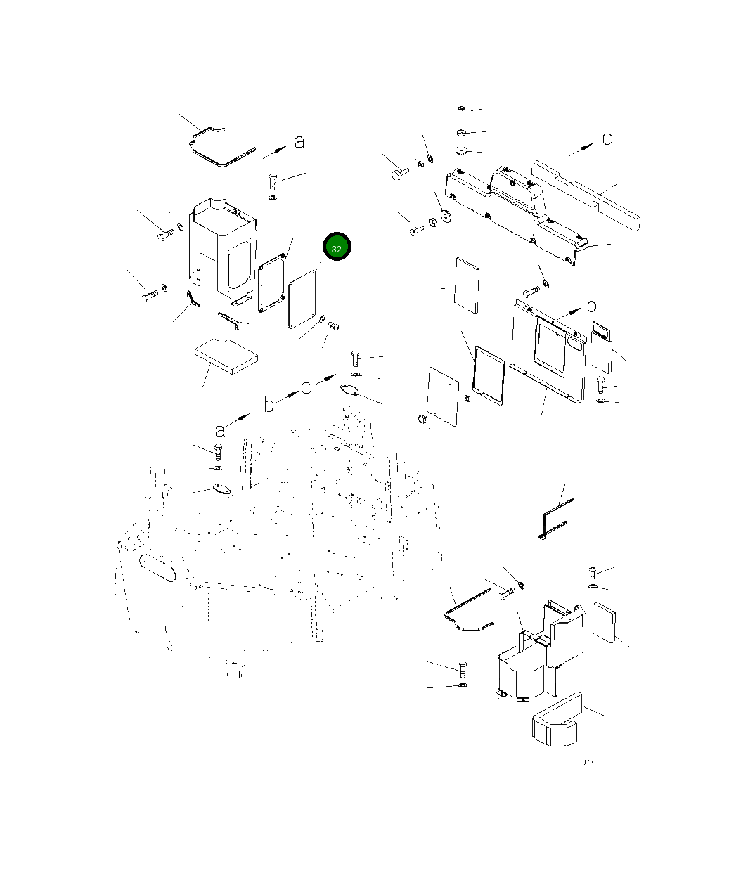 Крышка 419-926-5370 Komatsu