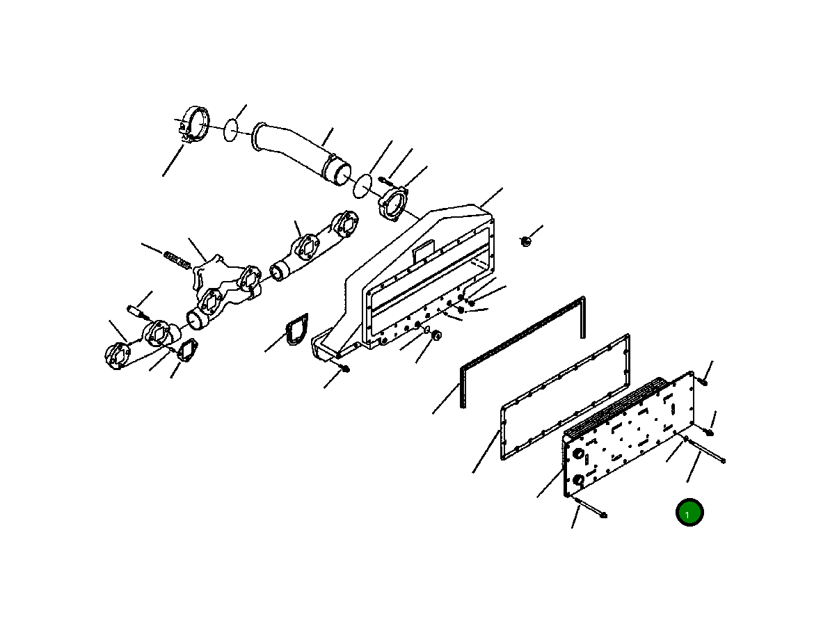 Болт 1307 517 H1 Komatsu