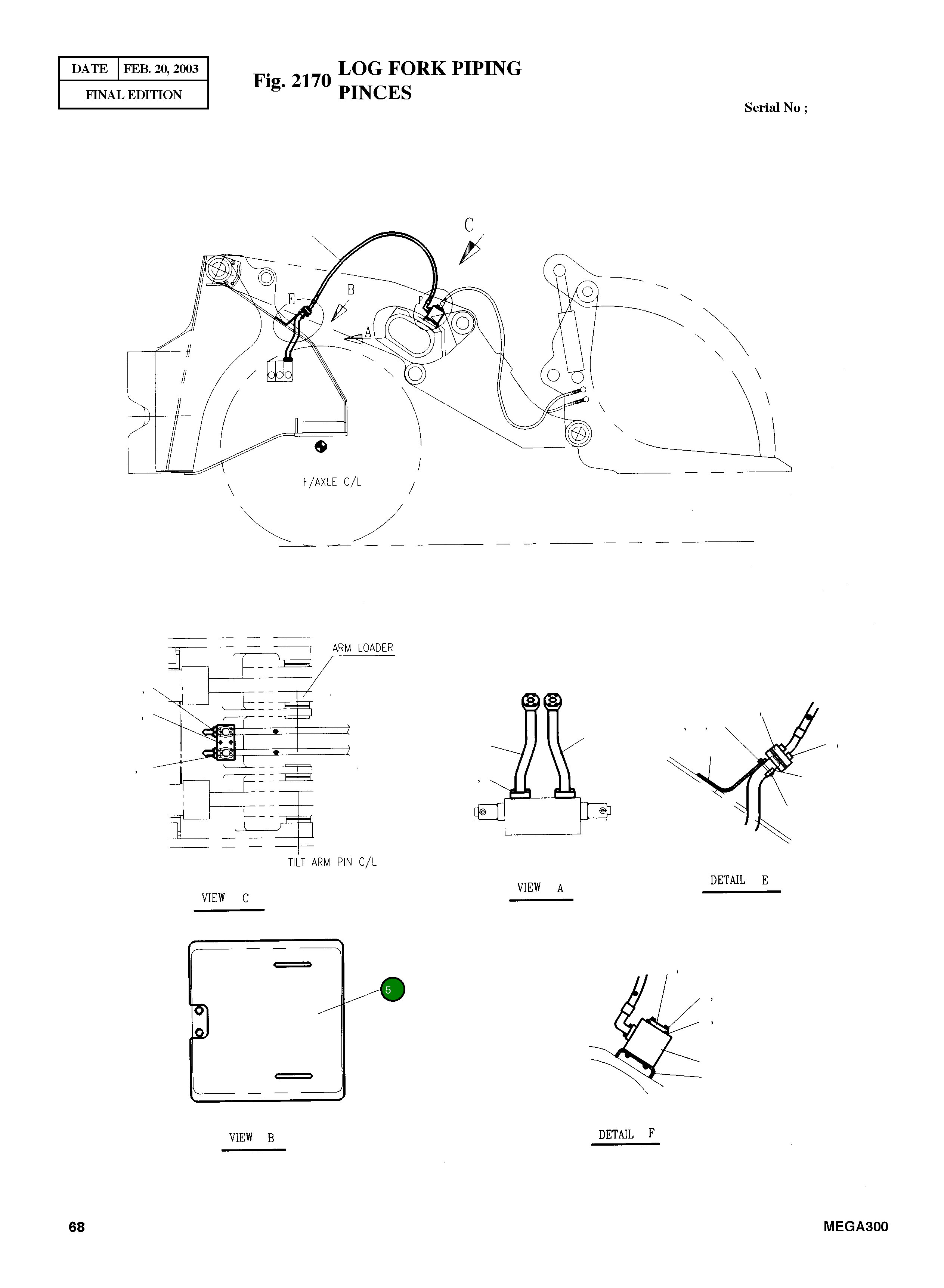 Крышка 4621-3105 Komatsu