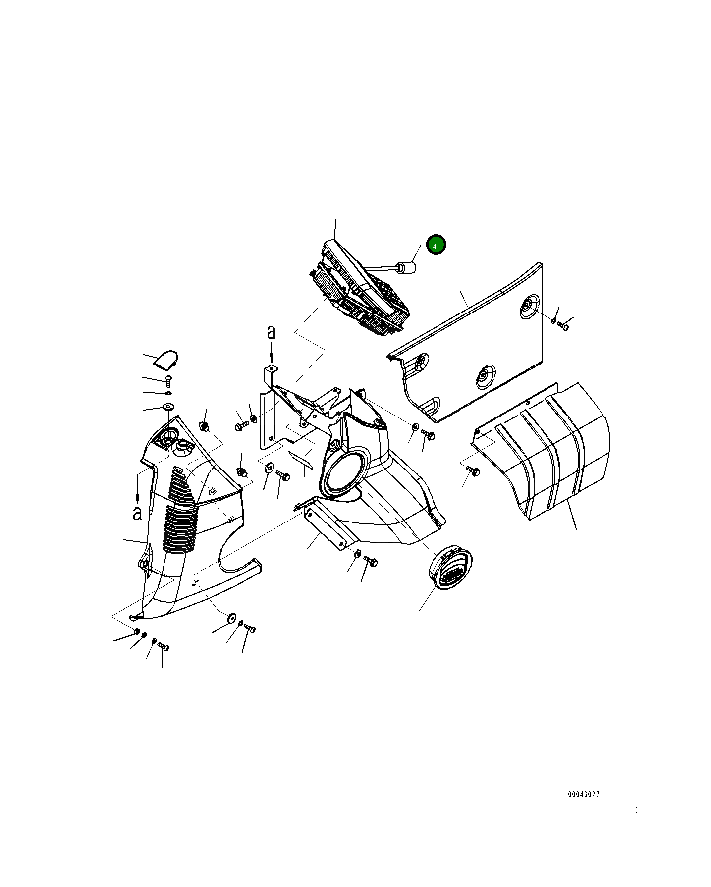 Крышка 20Y-53-12810 Komatsu