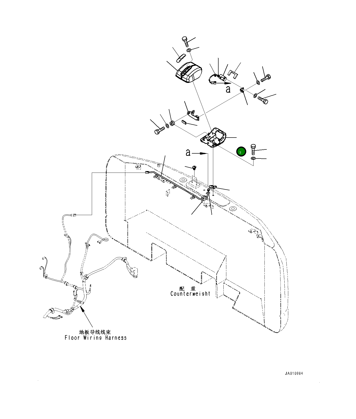 Крышка 203-06-11820  Komatsu