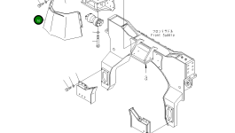 Крышка 208-871-3510 Komatsu