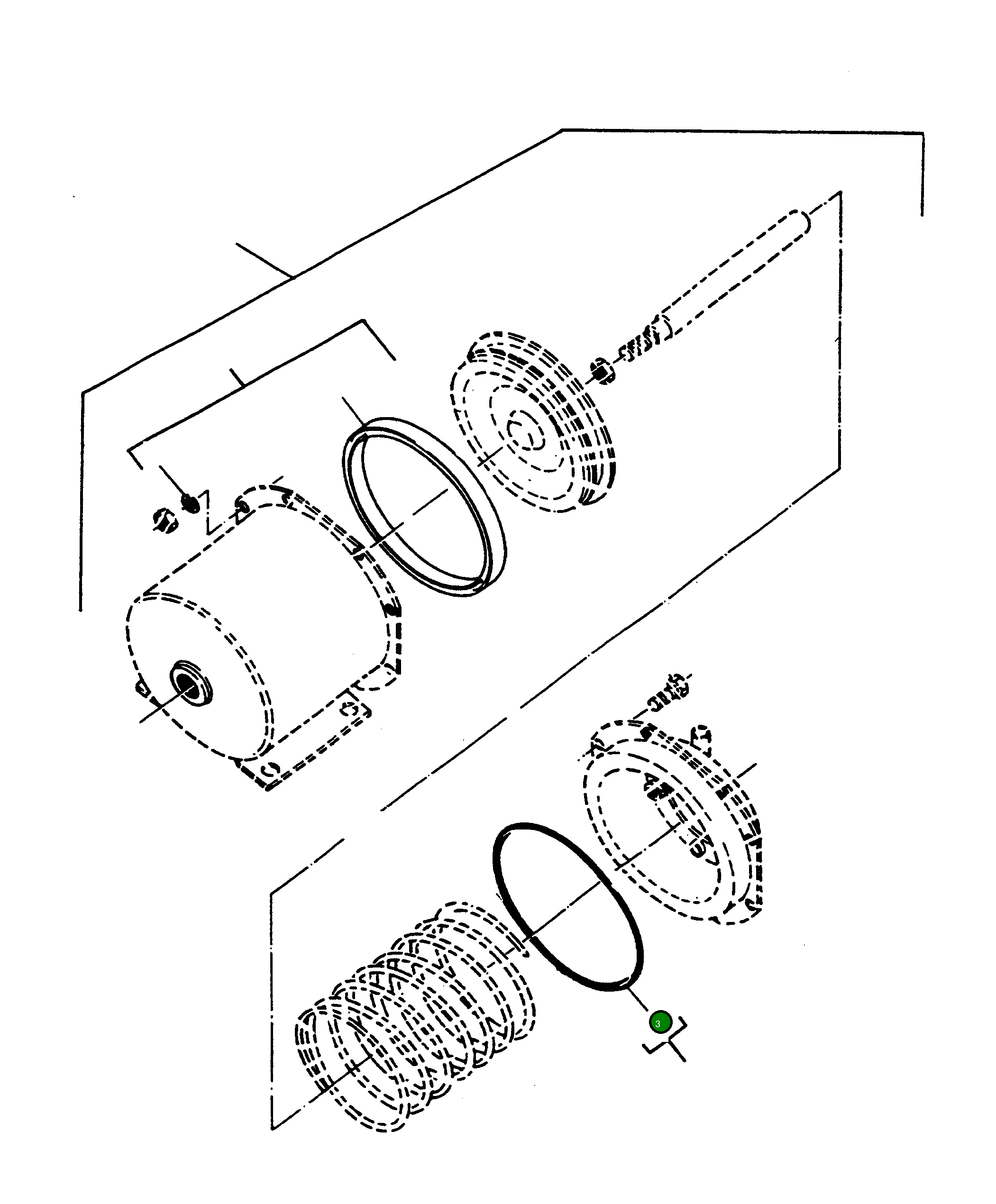 Кольцо уплотнительное (O-Ring) 3074326M1  Komatsu