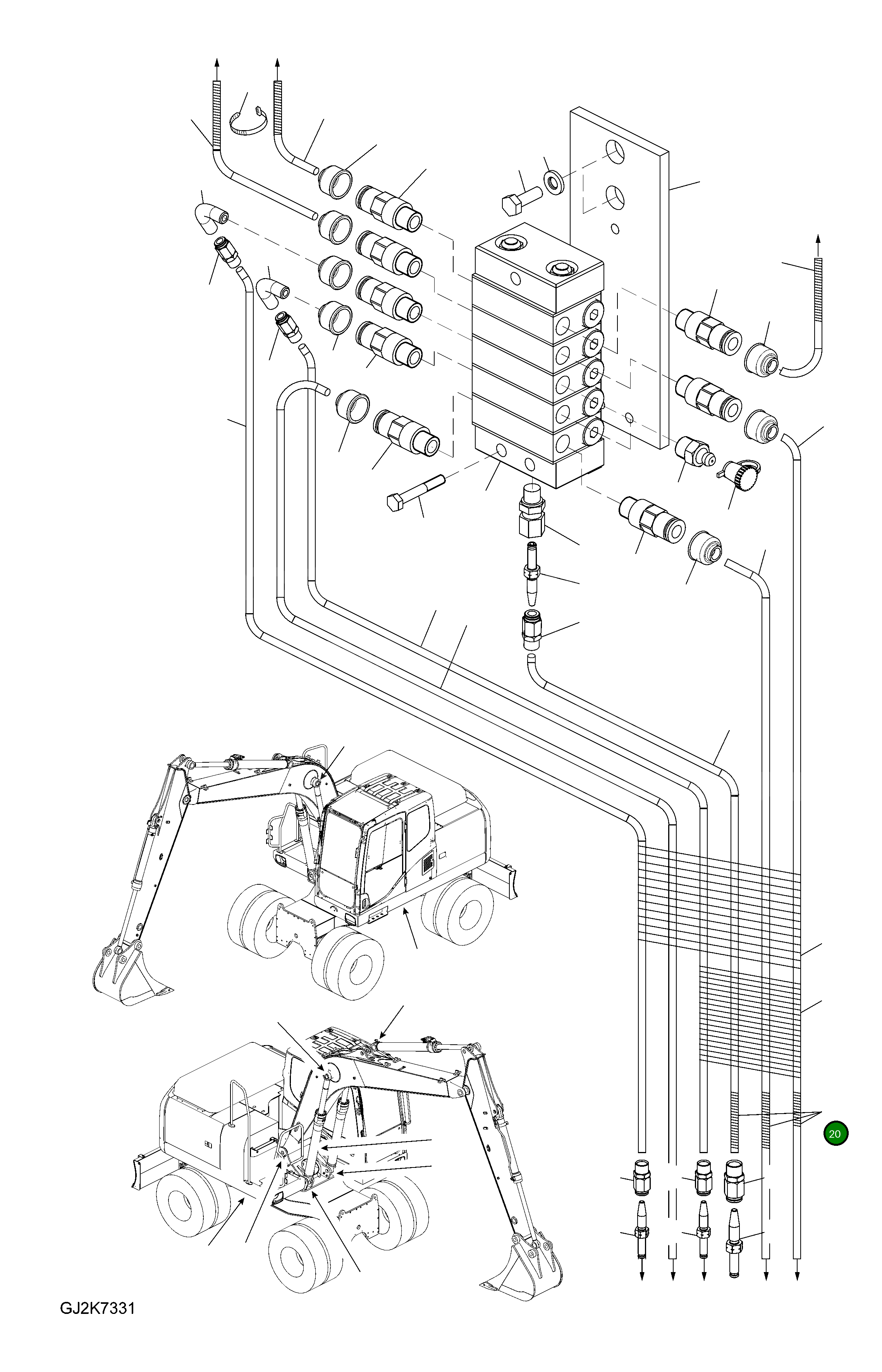 Крышка 418-09-H0750 Komatsu