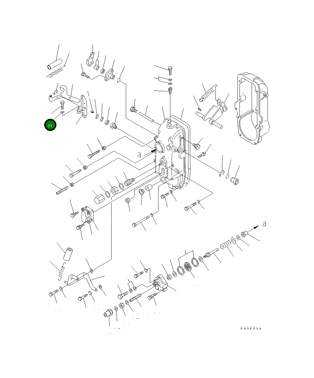 Болт DK154357-6320  Komatsu