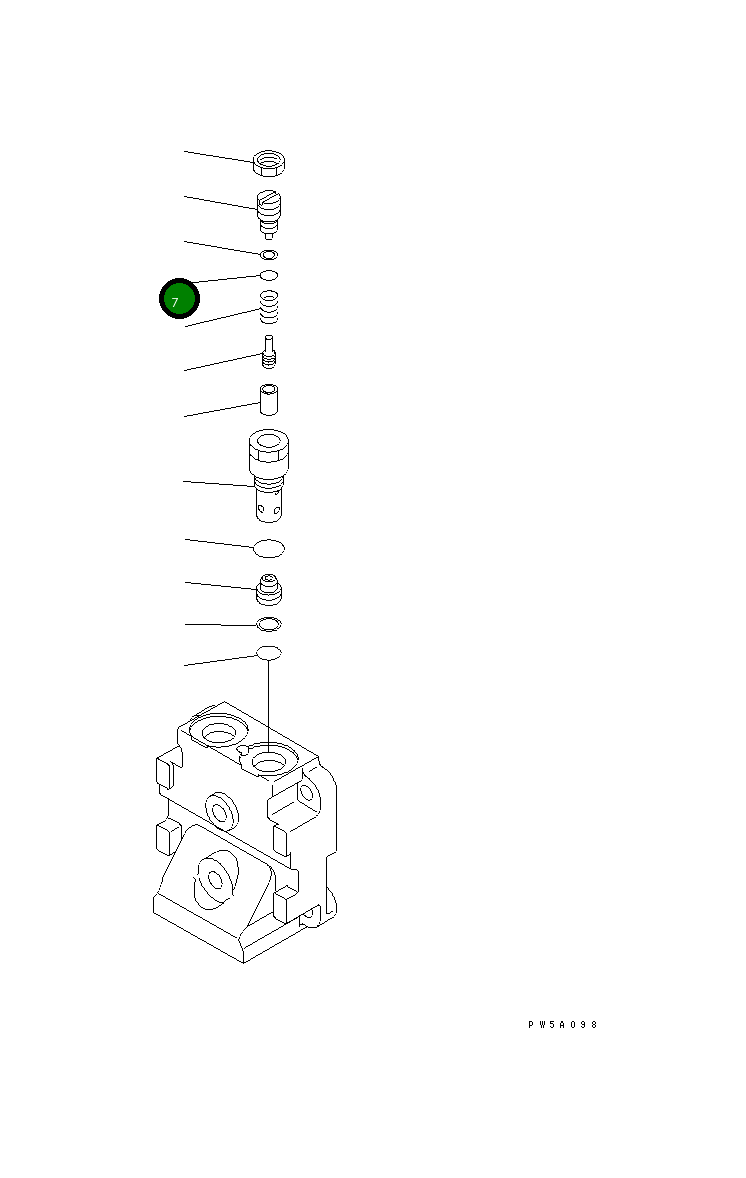 Кольцо уплотнительное (O-Ring) 07000-E2010 Komatsu