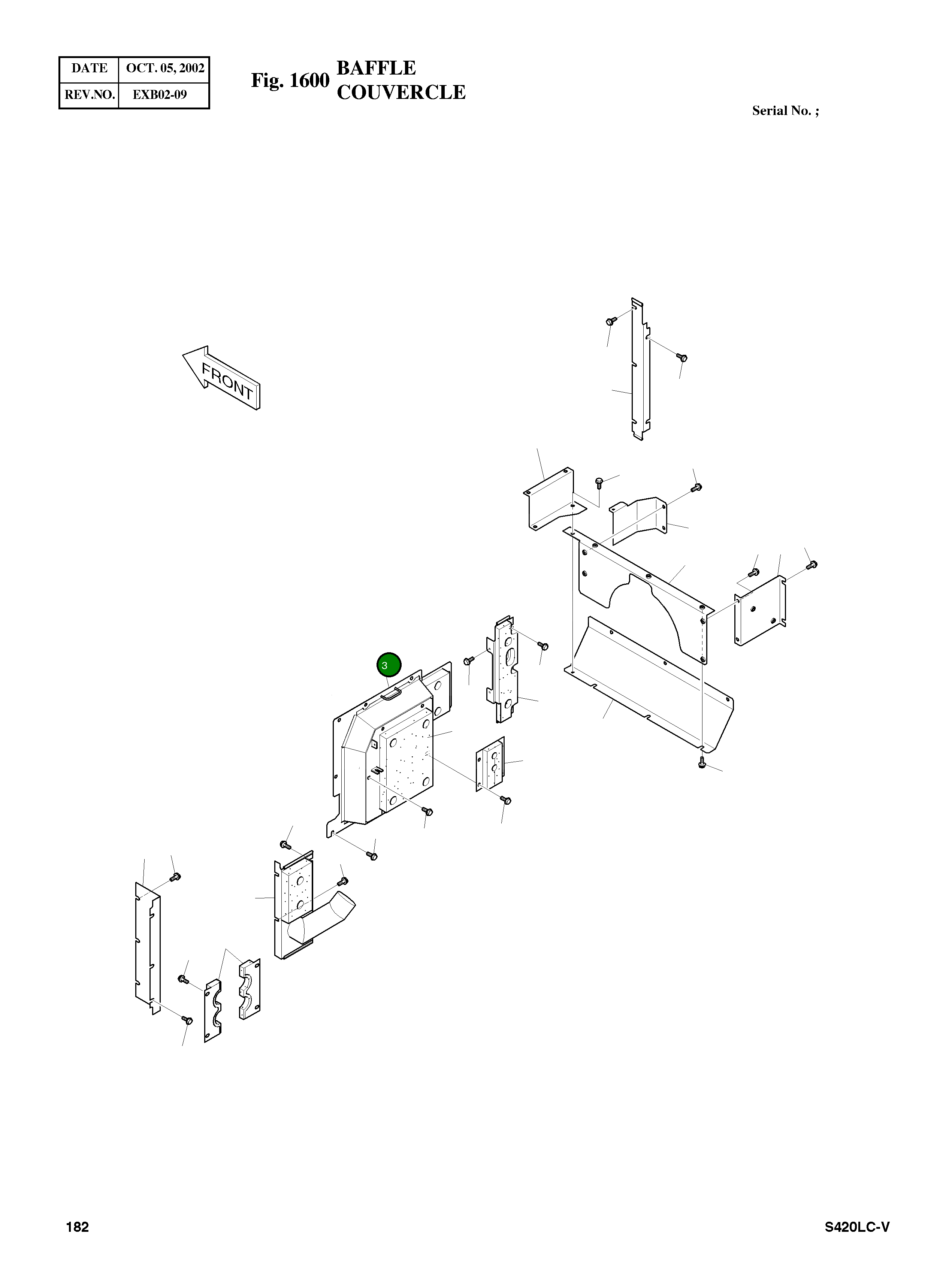 Крышка 621-01750A  Komatsu