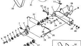 Вал 6725-61-3620 Komatsu