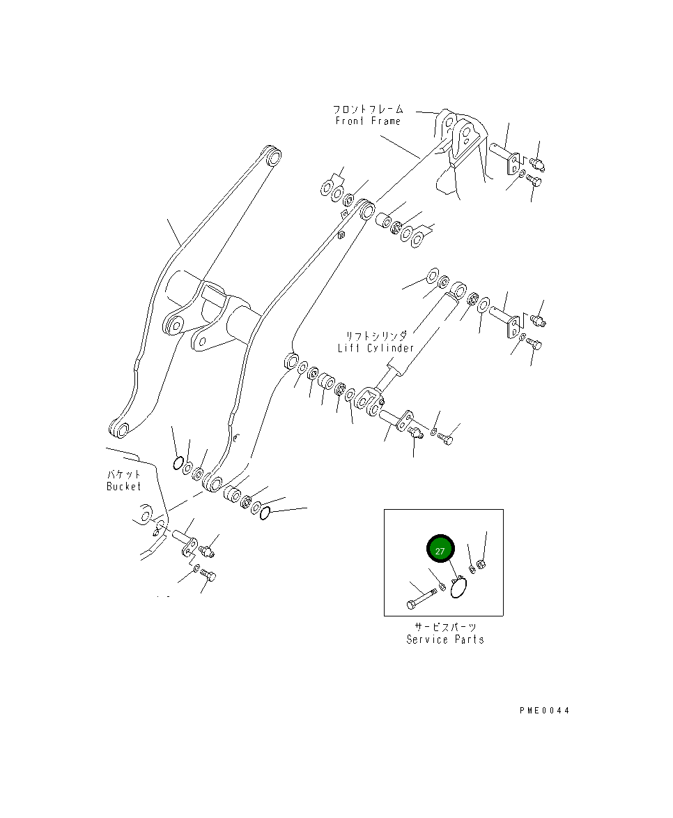 Кольцо уплотнительное (O-Ring) 418-70-11410 Komatsu