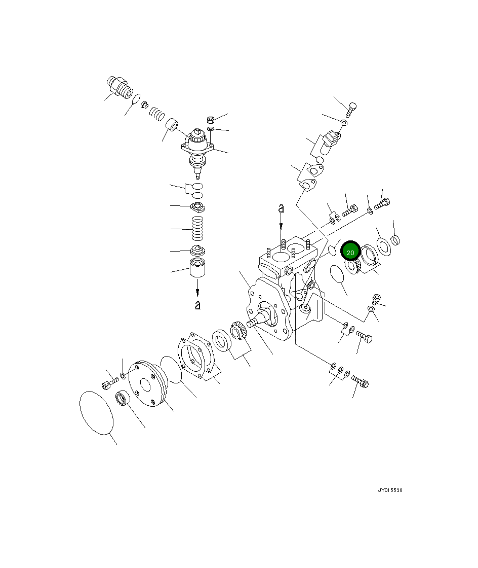 Кольцо уплотнительное (O-Ring) ND094086-0160 Komatsu