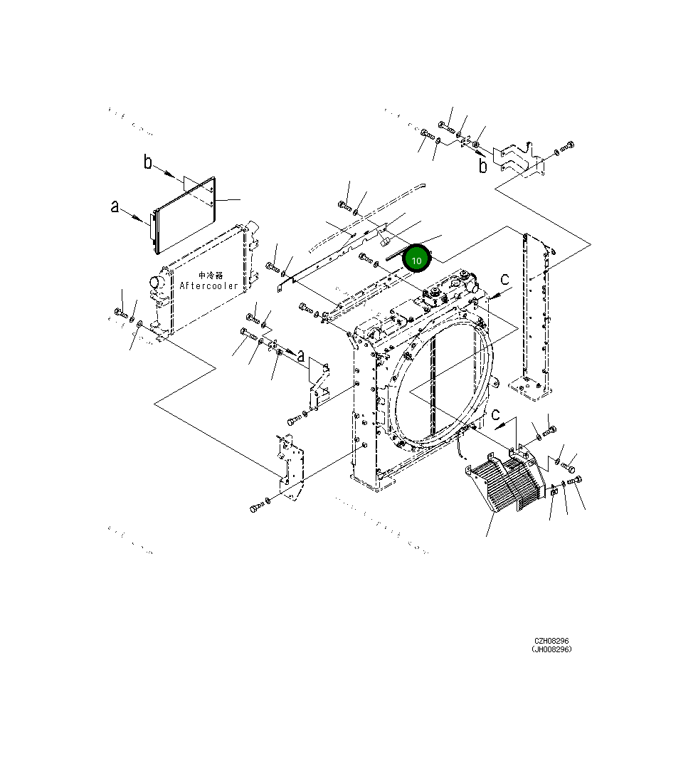 Крышка 207-03-72521 Komatsu
