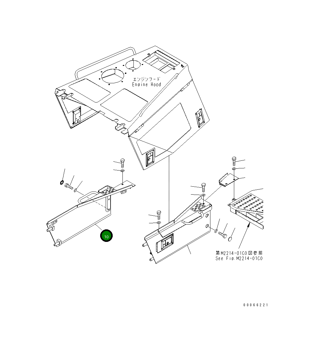 Крышка 154-54-72151 Komatsu
