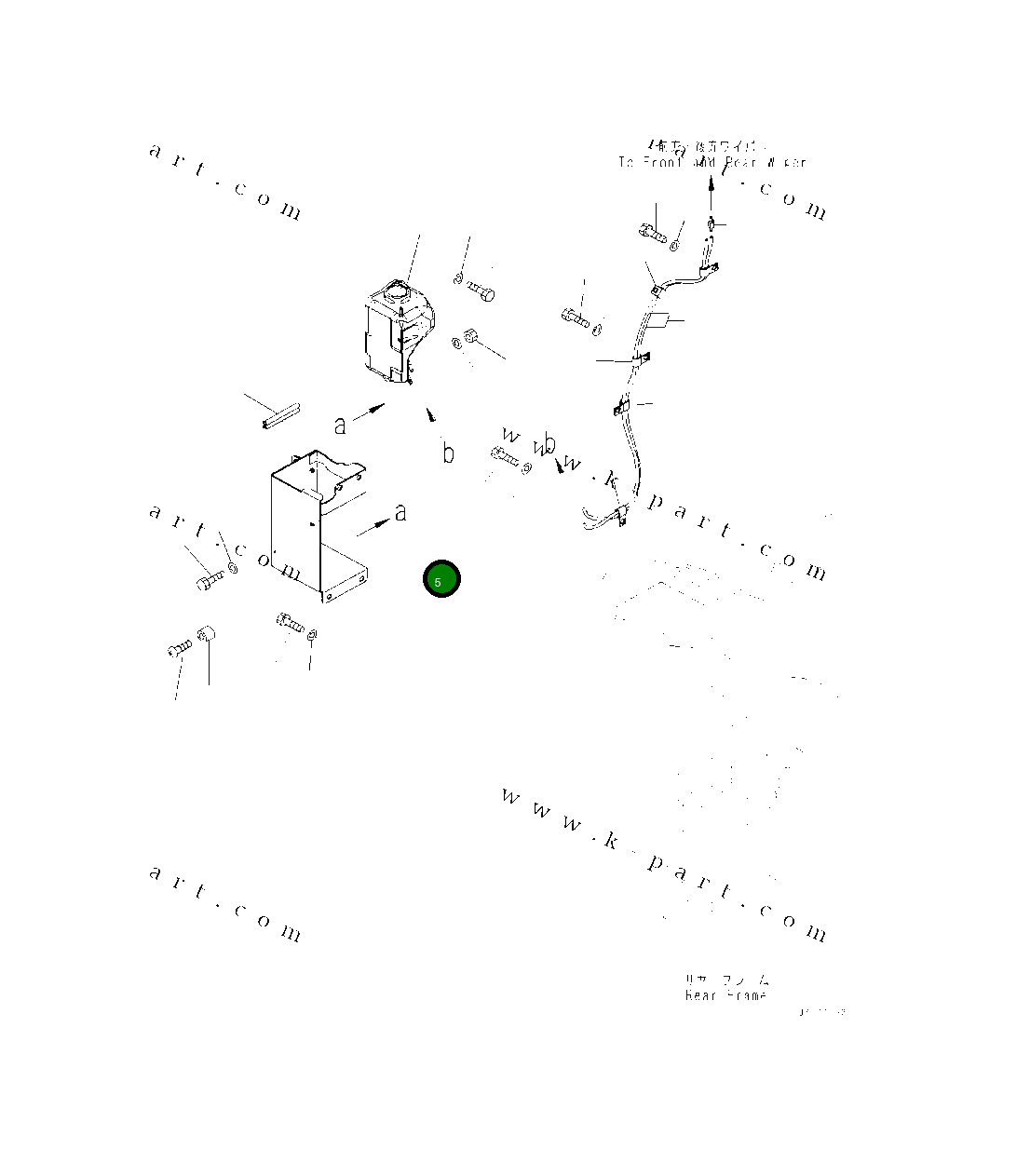 Крышка 419-07-56160 Komatsu