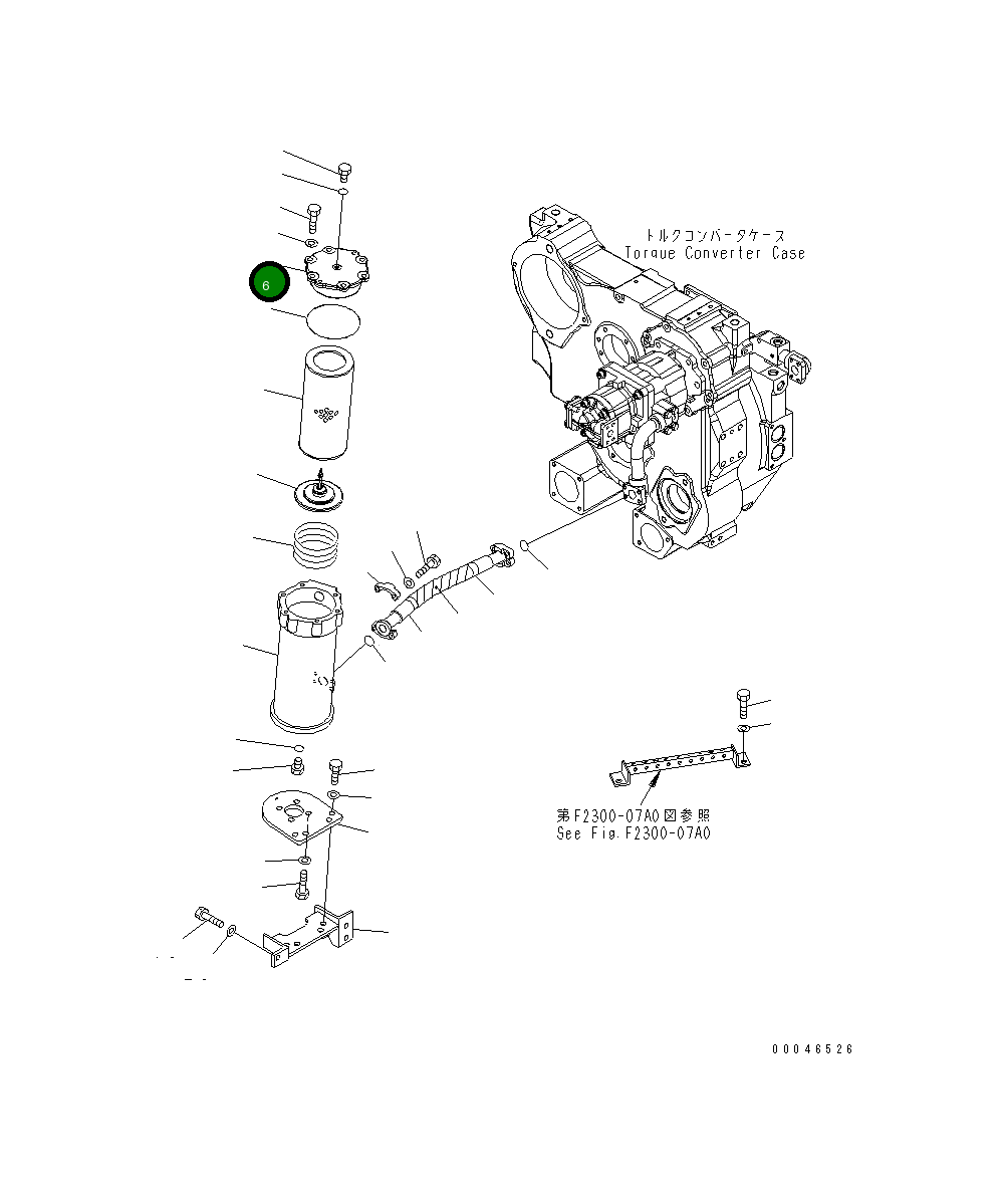 Крышка 17A-49-15441 Komatsu