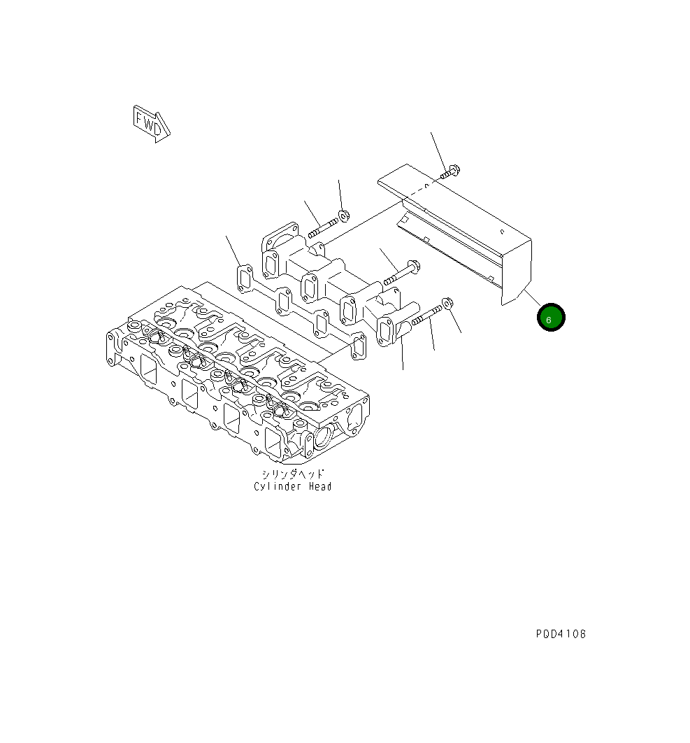 Крышка 451-867  Komatsu