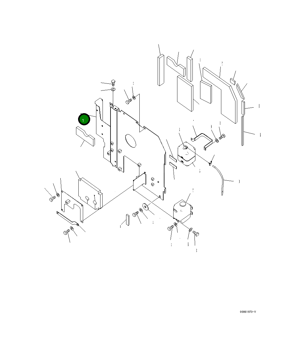 Крышка 20Y-54-72313 Komatsu