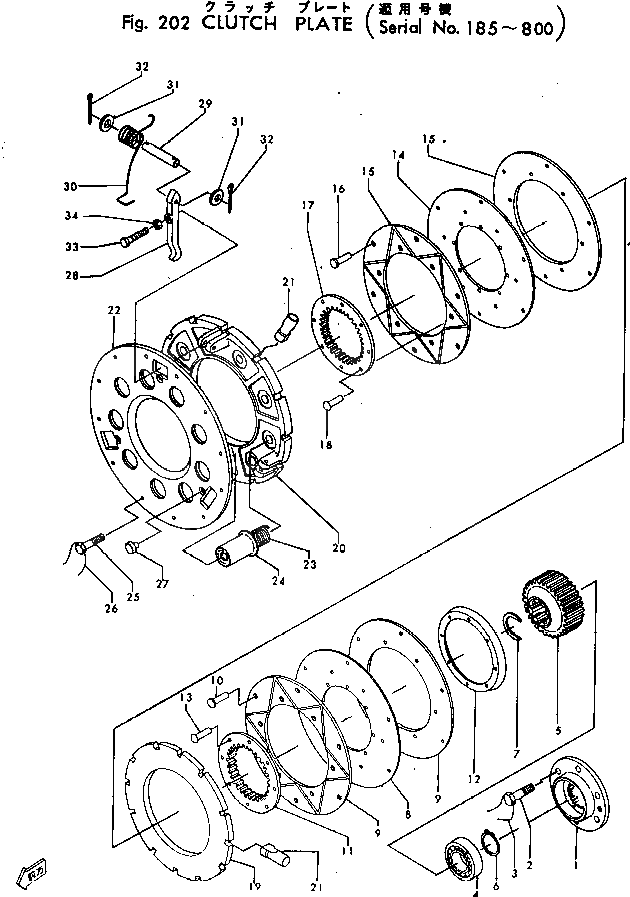 Болт 232-10-12410 Komatsu