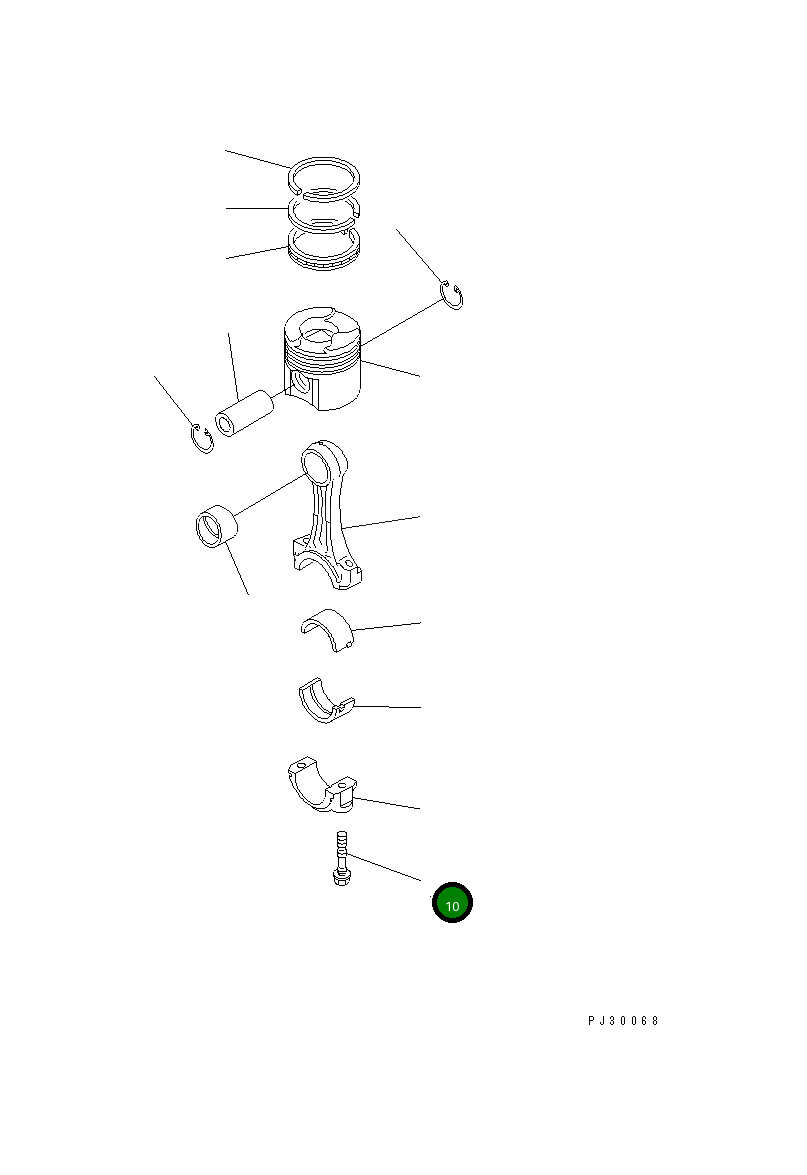 Болт 6136-32-3311 Komatsu