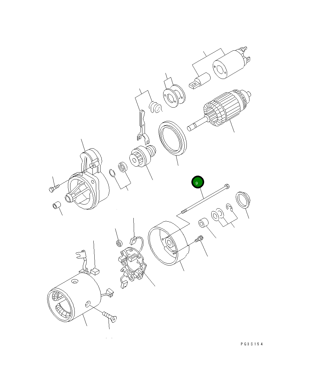 Болт YMX2114680050 Komatsu