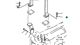 Болт 01011-62435 Komatsu