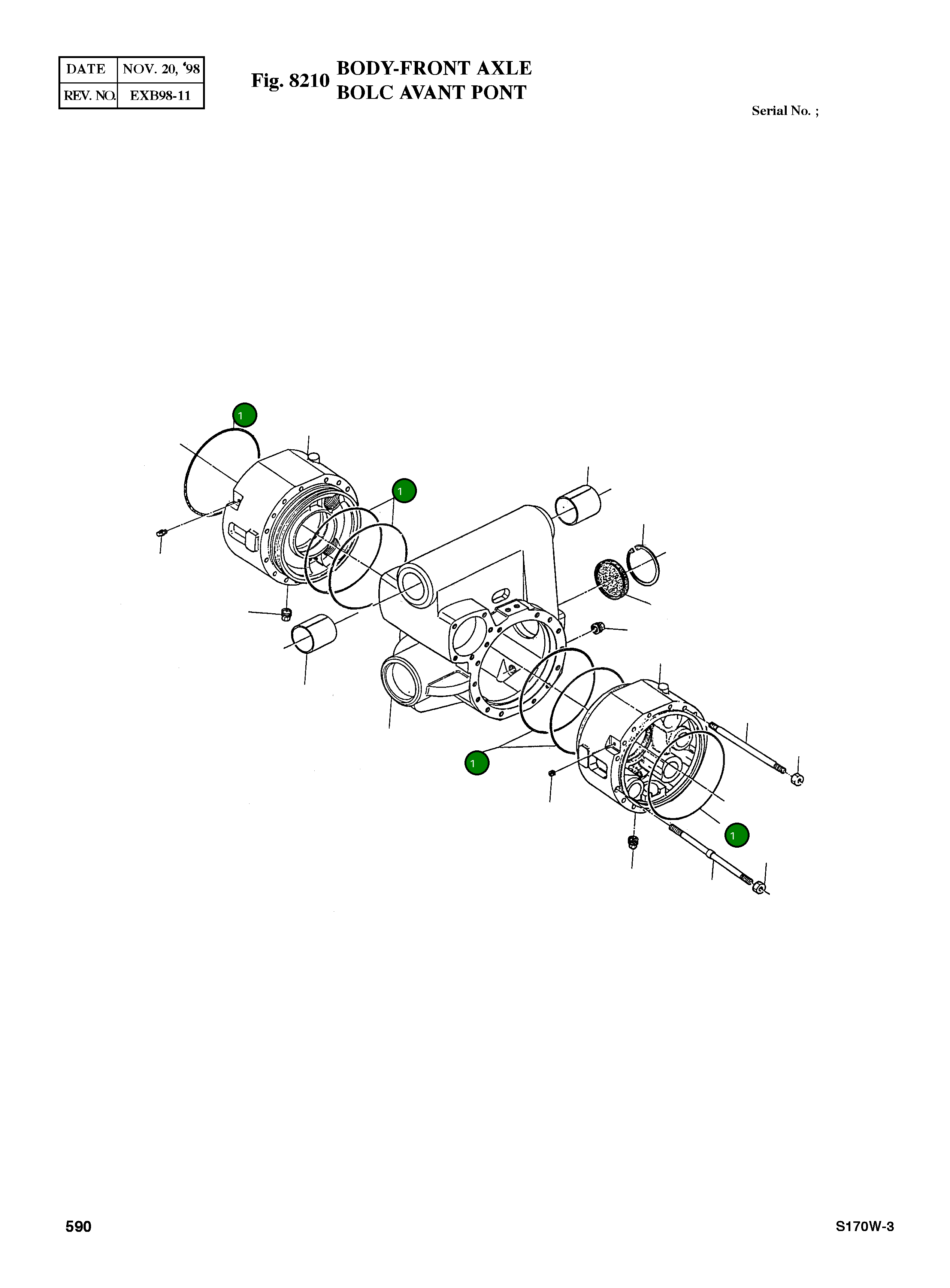 Кольцо уплотнительное (O-Ring) 176.07.029.01 Komatsu