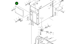 Крышка 21N-54-39170 Komatsu