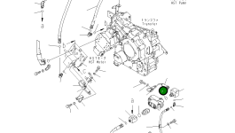 Кольцо уплотнительное (O-Ring) 416-62-13450 Komatsu