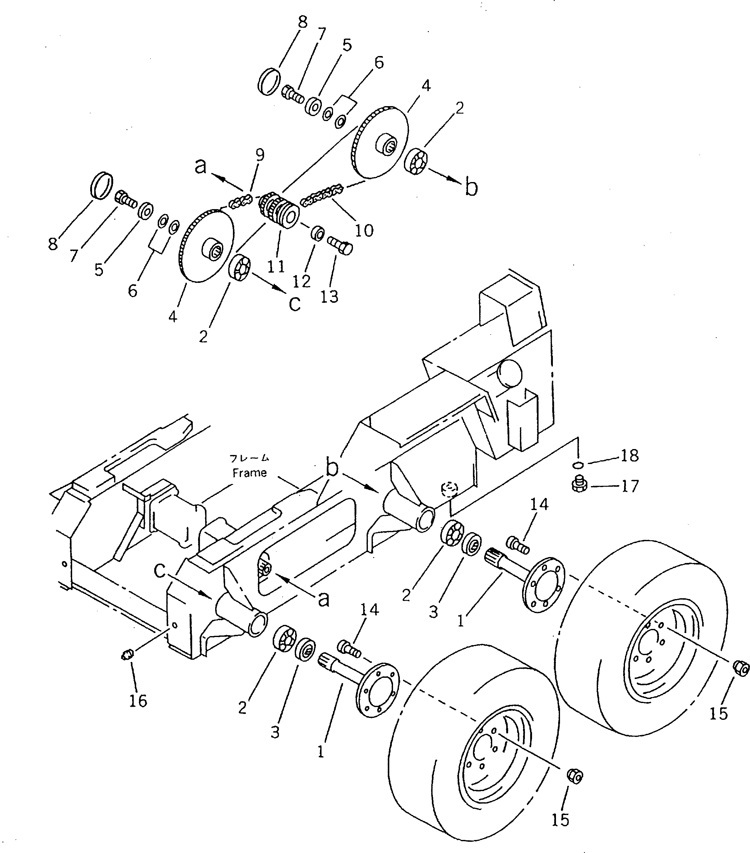 Болт FF8710-41430  Komatsu