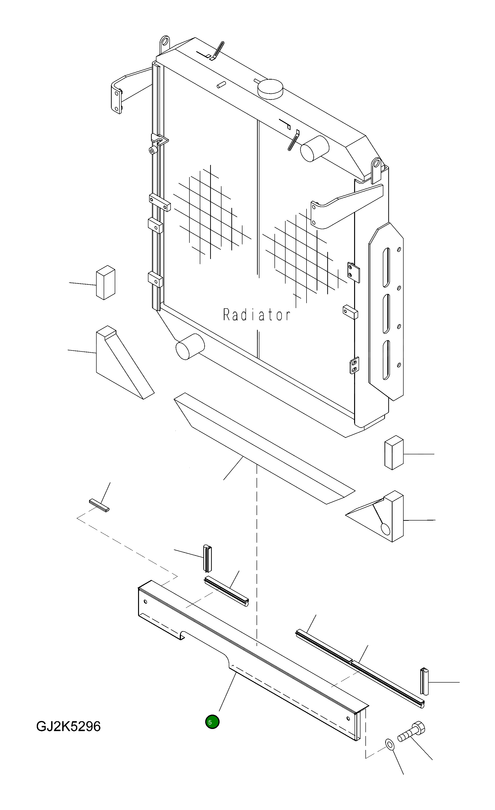 Крышка 423-03-H3220 Komatsu