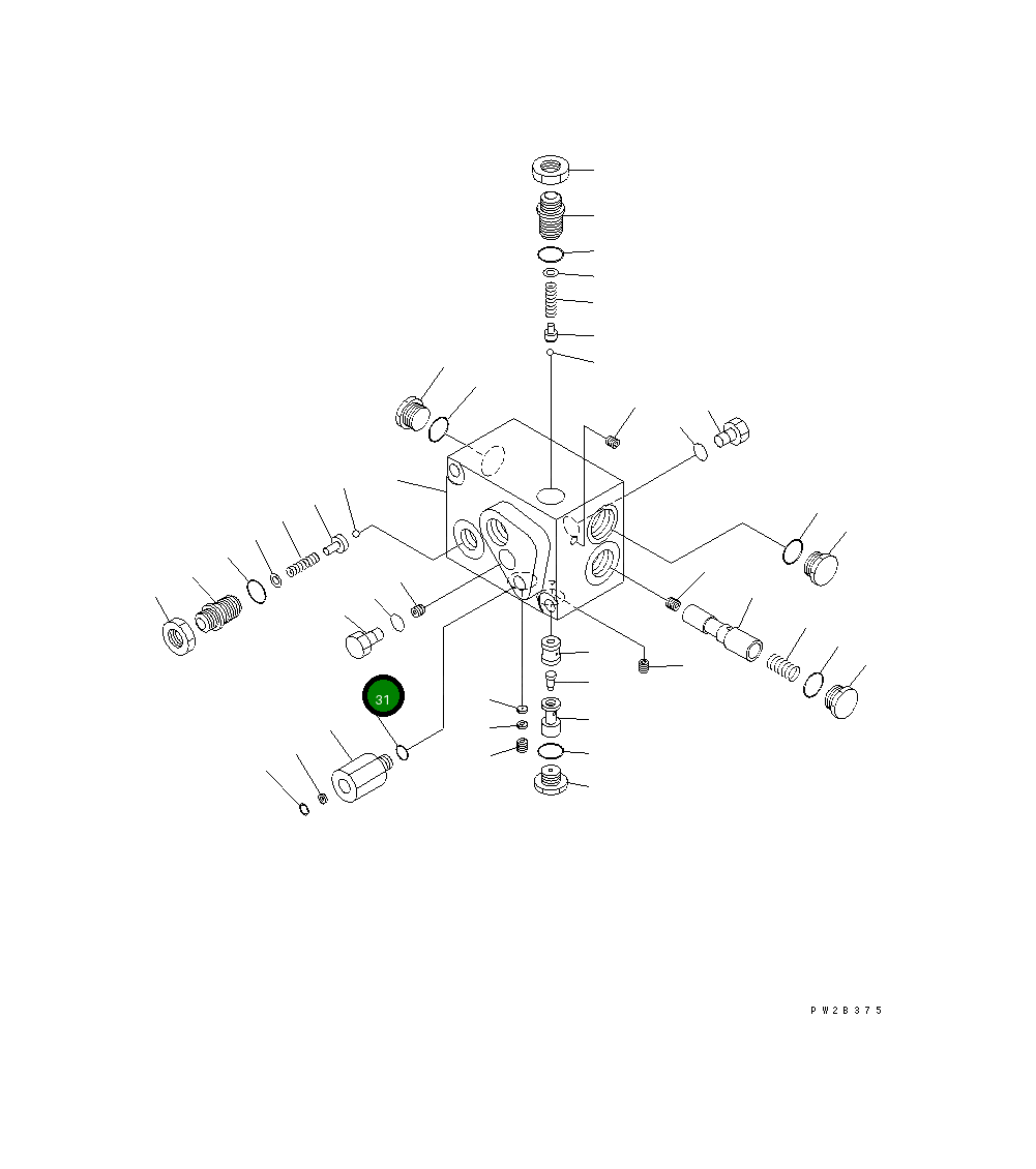 Кольцо уплотнительное (O-Ring) 07000-F2011 Komatsu