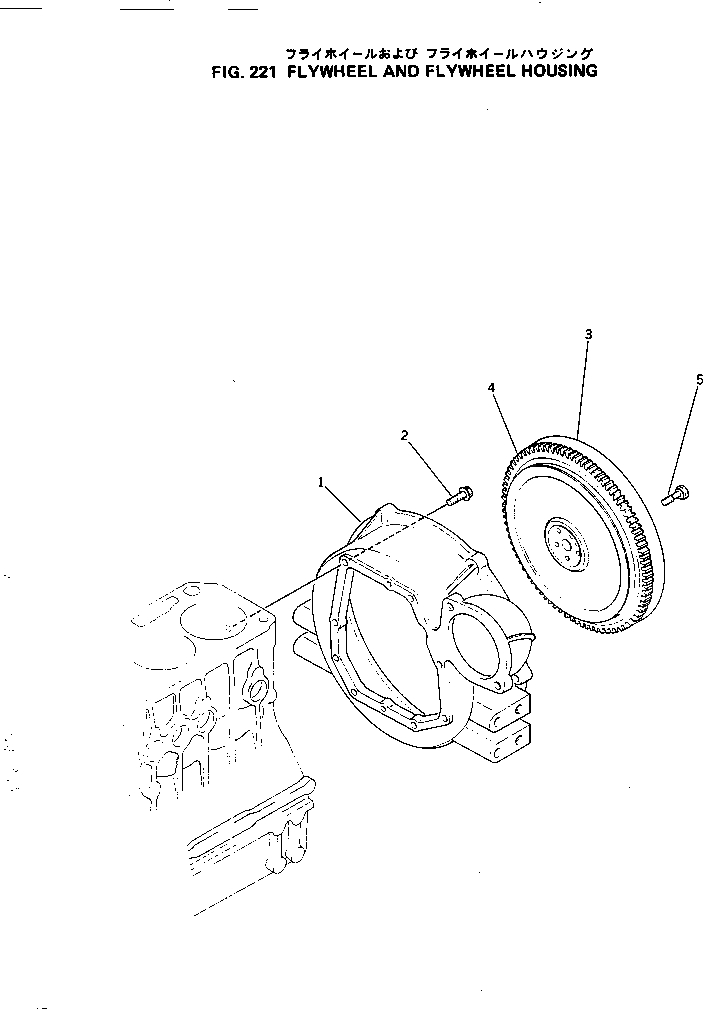 Болт YM121000-21500 Komatsu