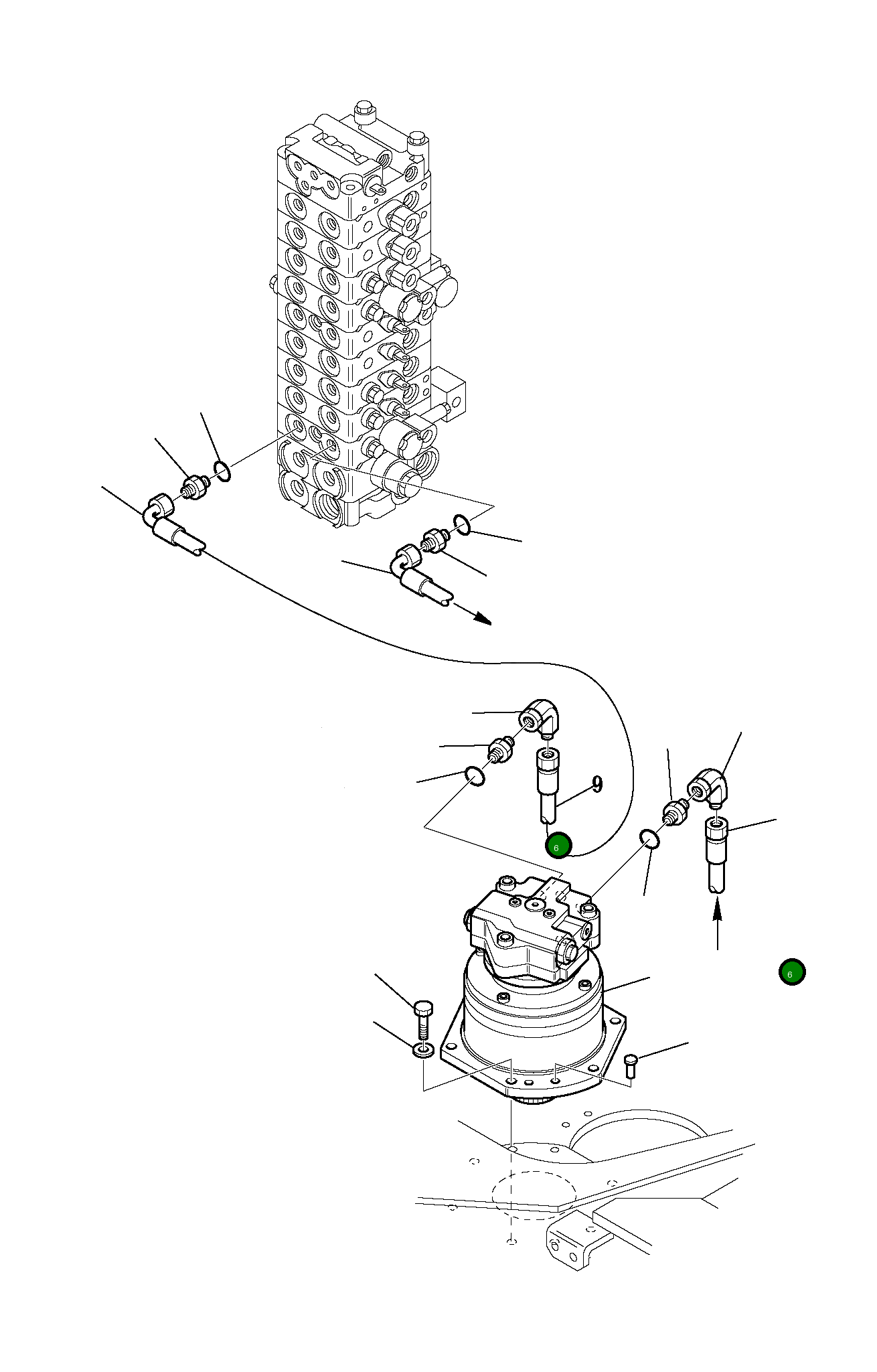 Кольцо уплотнительное (O-Ring) 855670024 Komatsu