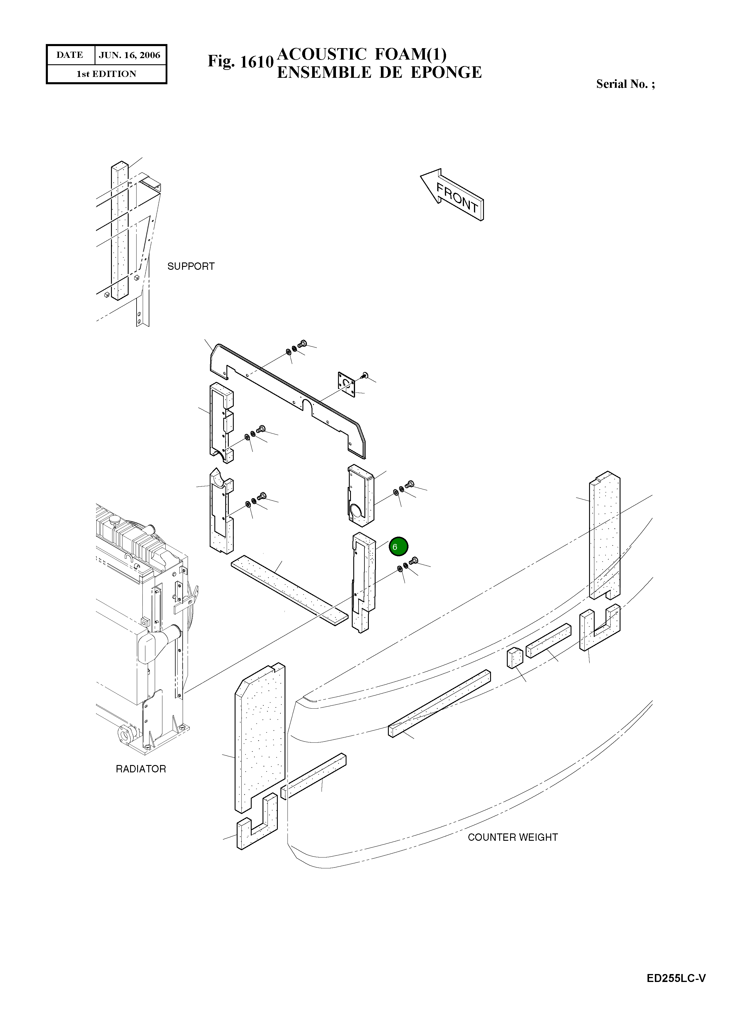 Крышка 621-02100A Komatsu