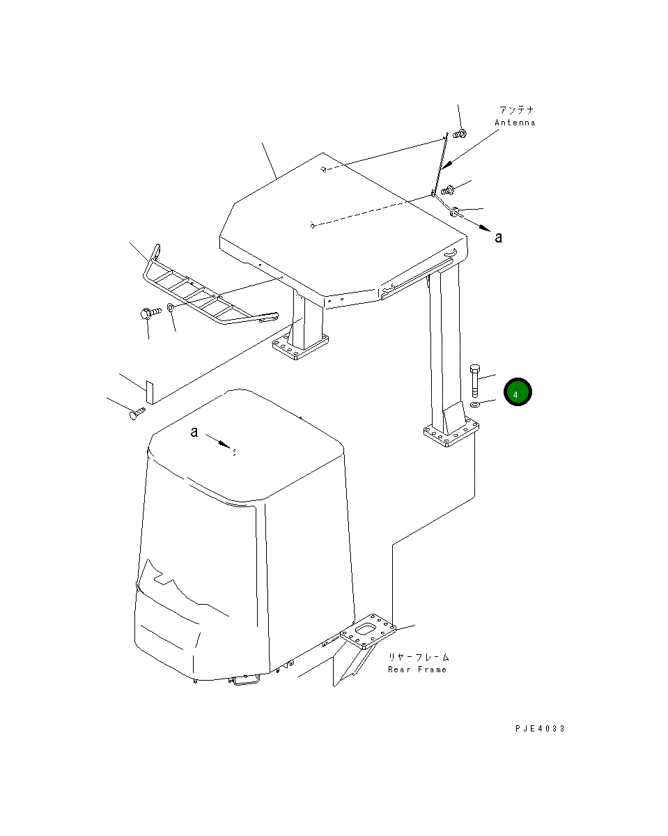 Болт 01011-32400 Komatsu