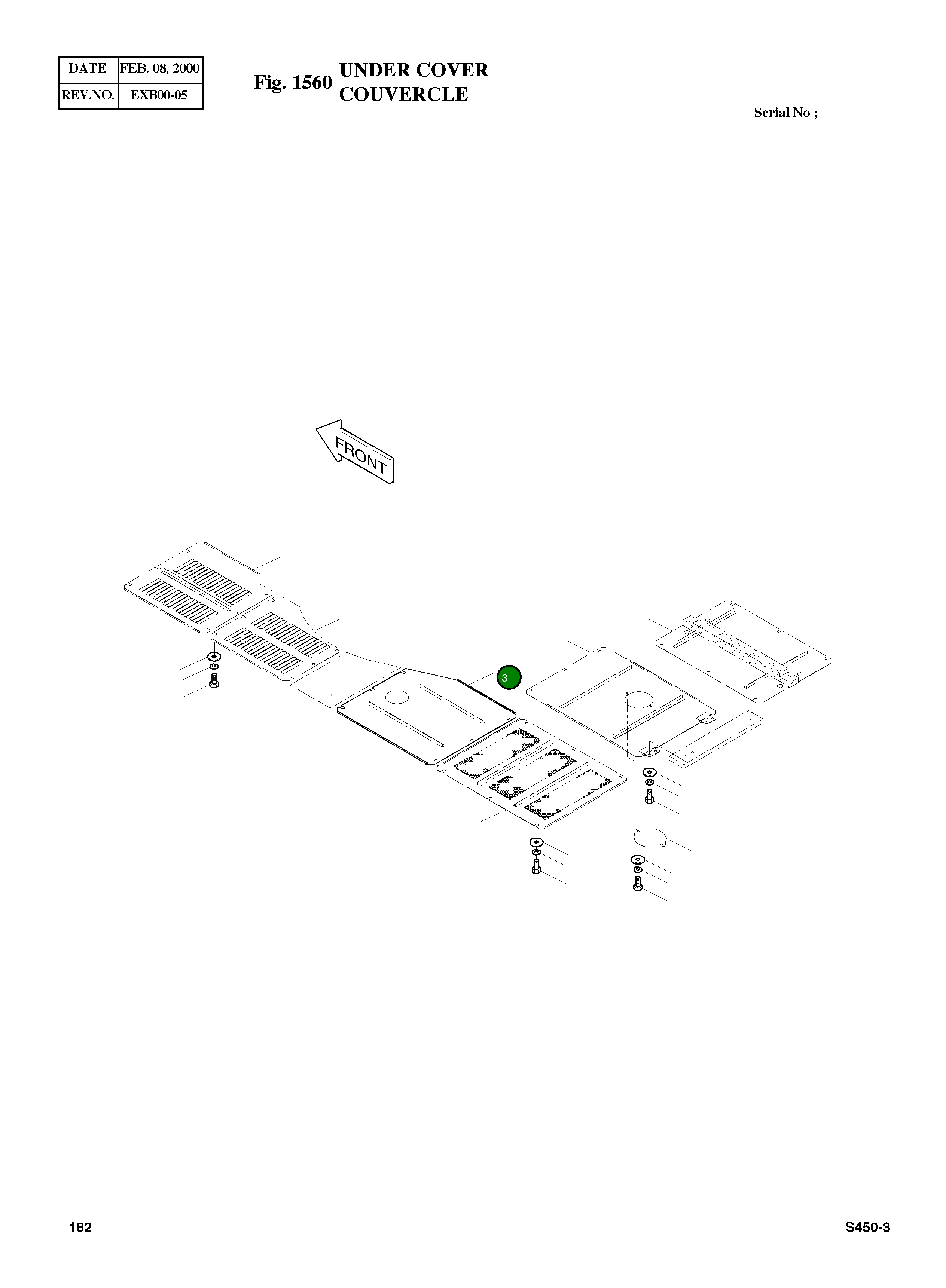 Крышка 2621-3100 Komatsu