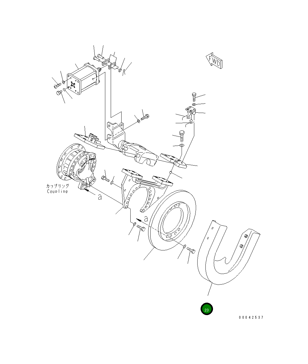 Крышка 426-32-25421 Komatsu