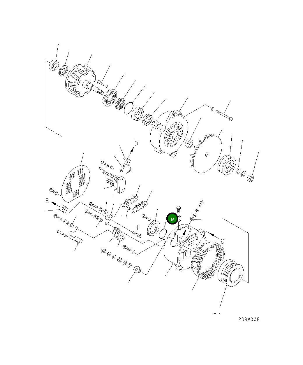 Кольцо уплотнительное (O-Ring) SD4142-01000 Komatsu