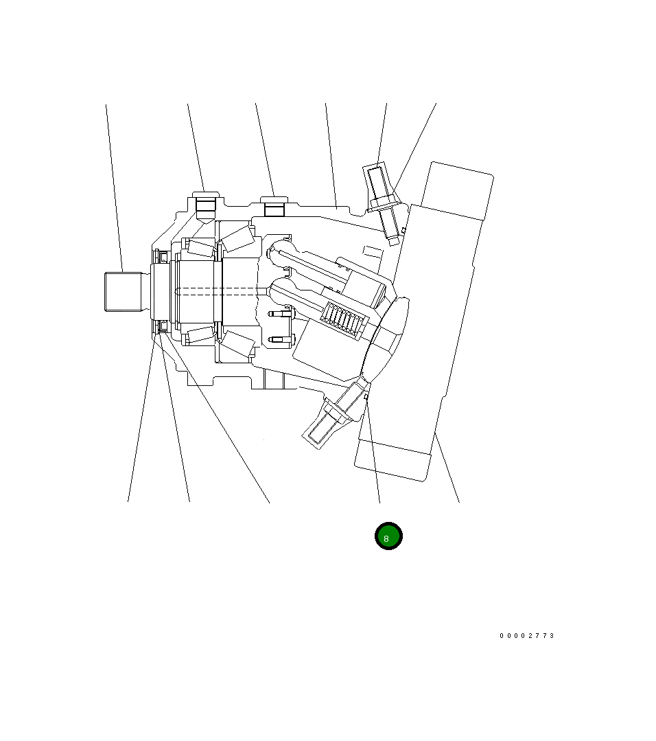 Кольцо уплотнительное (O-Ring) UC1300533005 Komatsu