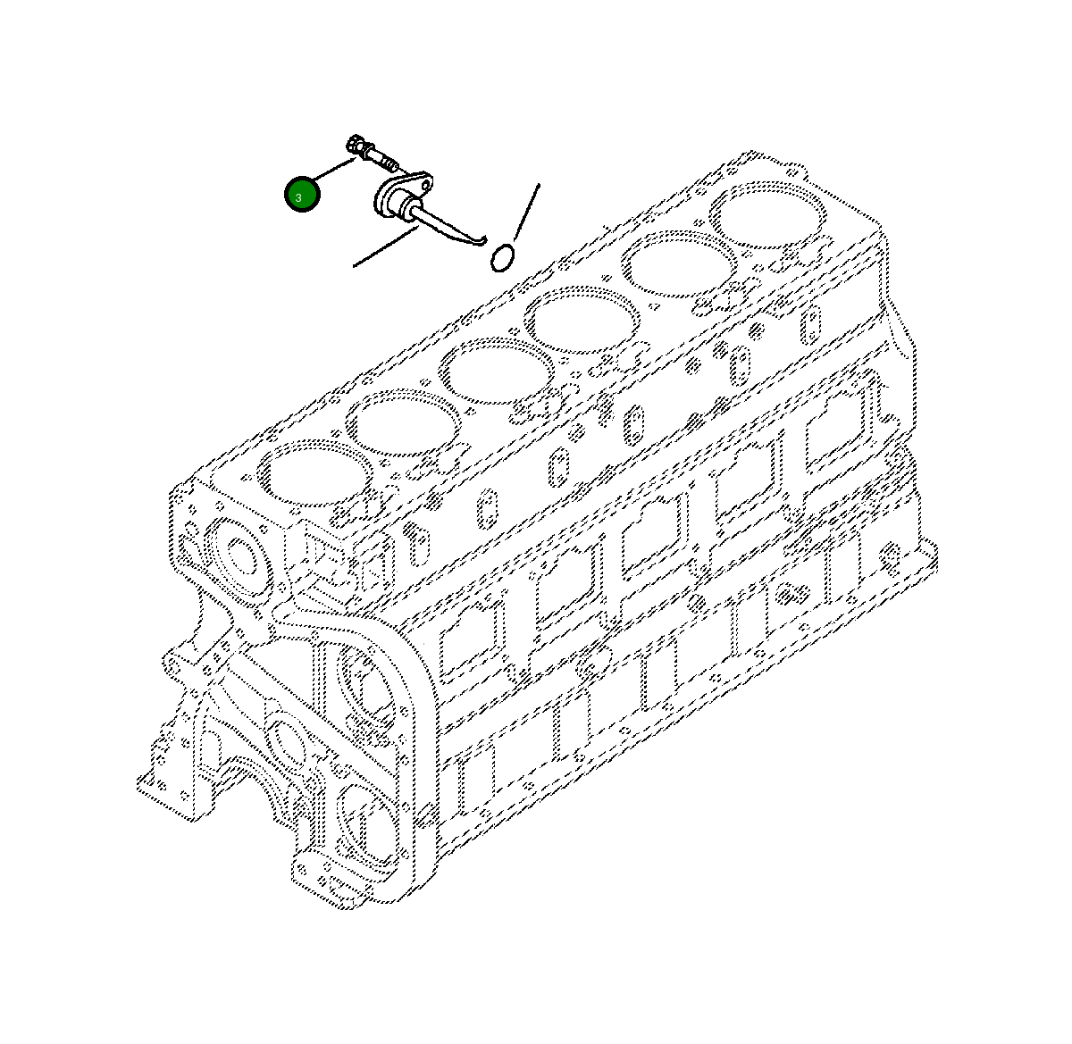 Болт 1239 663 H1 Komatsu