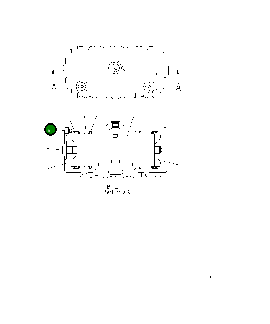 Болт UC1301586009  Komatsu