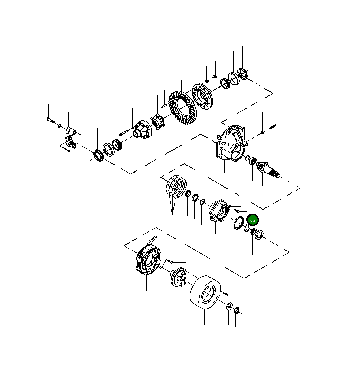Болт 931 844 R1 Komatsu