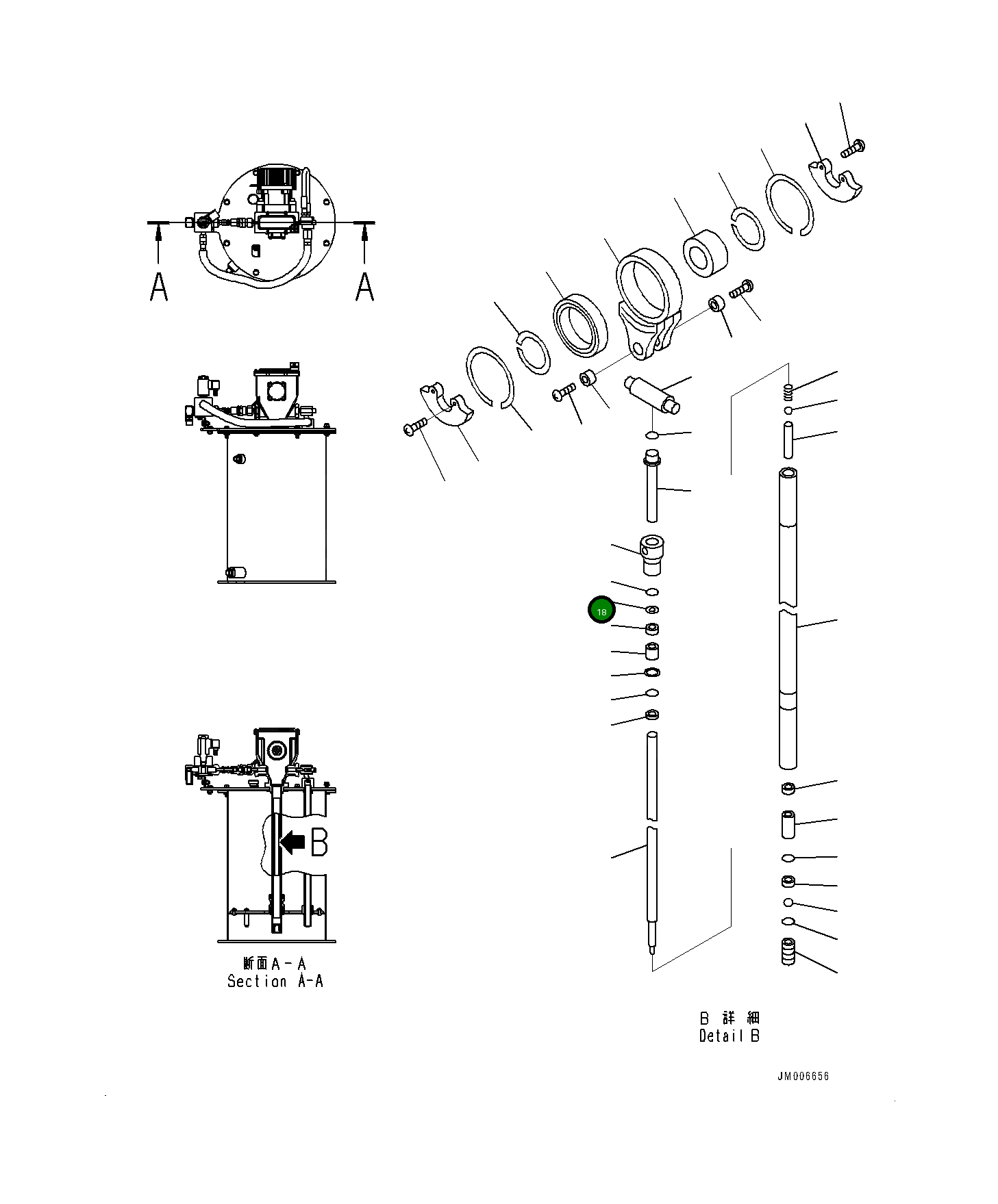 Кольцо уплотнительное (O-Ring) LI275015  Komatsu