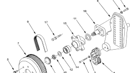 Гайка CU142176 Komatsu